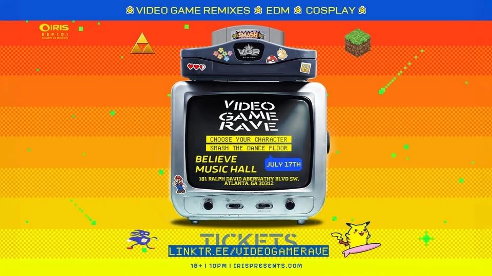 Iris Presents: Video Game Rave @ Wish Lounge | Fri, June 19th!
