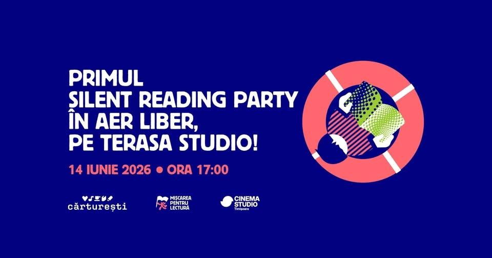 Primul #SilentReadingParty în aer liber, pe Terasa Studio!