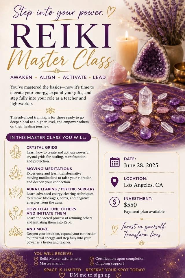 Reiki Master Class