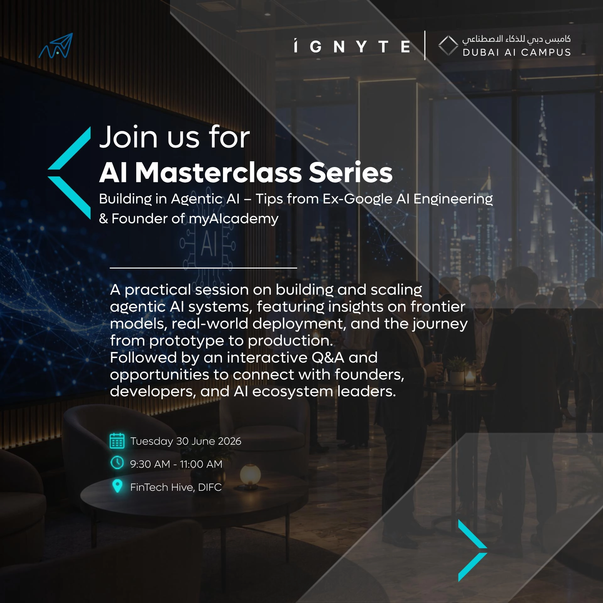 AI Masterclass Series: Building in Agentic AI – Tips from Ex-Google AI Engineering & Founder of myAIcademy