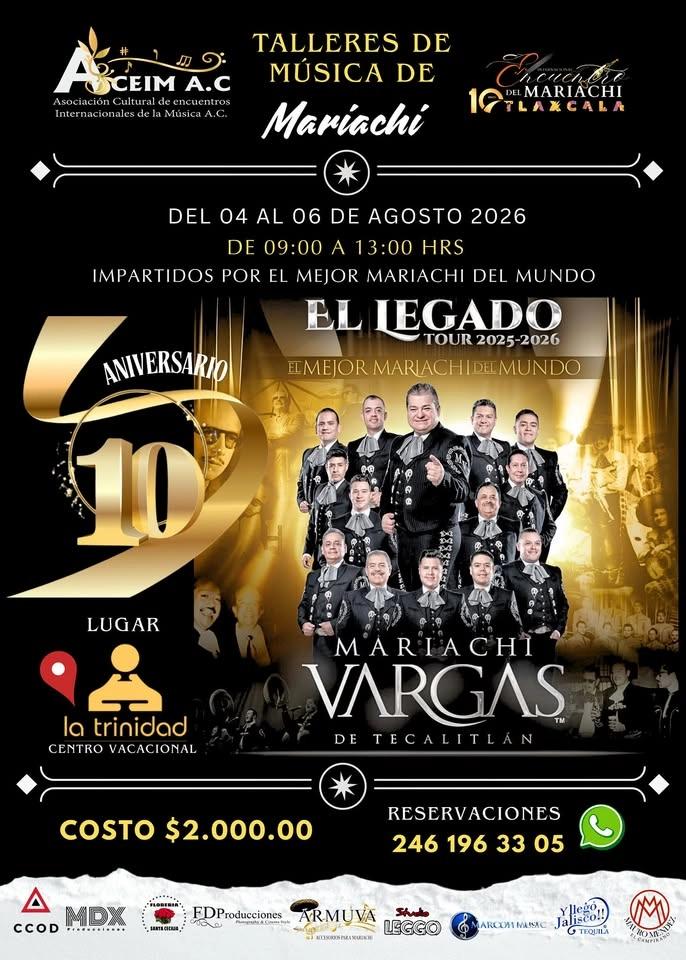 10mo Encuentro Internacional del Mariachi Tlaxcala 2026