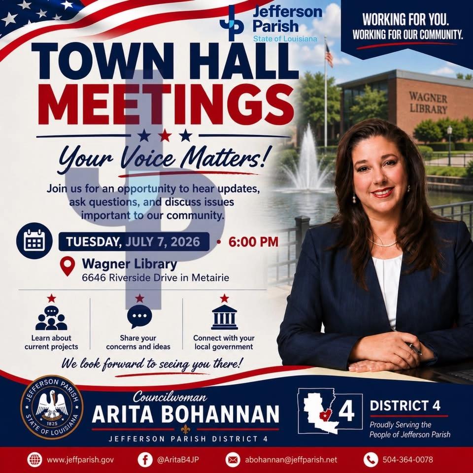 📣 Town Hall Meeting with Councilwoman Arita Bohannan – District 4