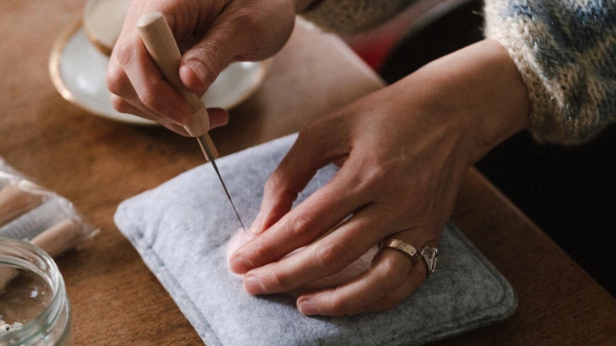 Soft sculpture circle