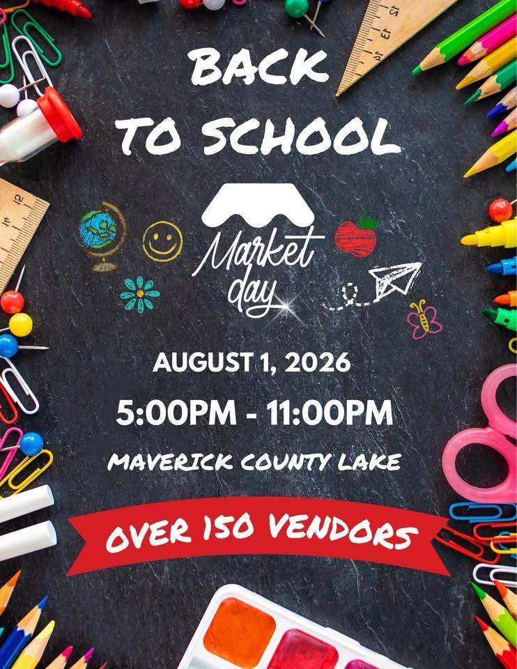 🎉 Maverick County Market Day – August 1, 2026 🎉