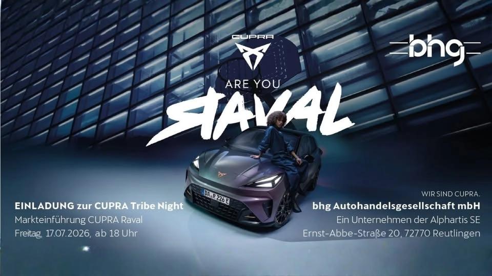 CUPRA Tribe Night mit dem neuen Raval
