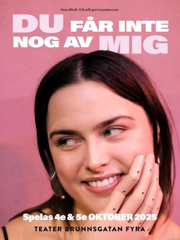 Nypremiär på DU FÅR INTE NOG AV MIG