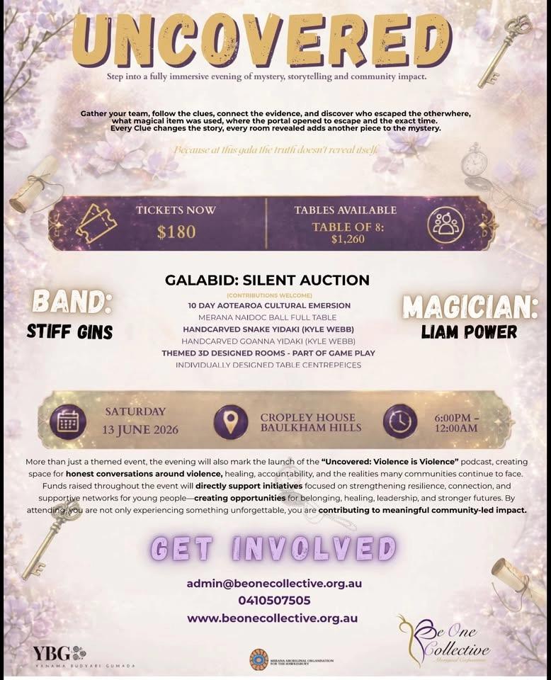 UNCOVERED GALA DINNER