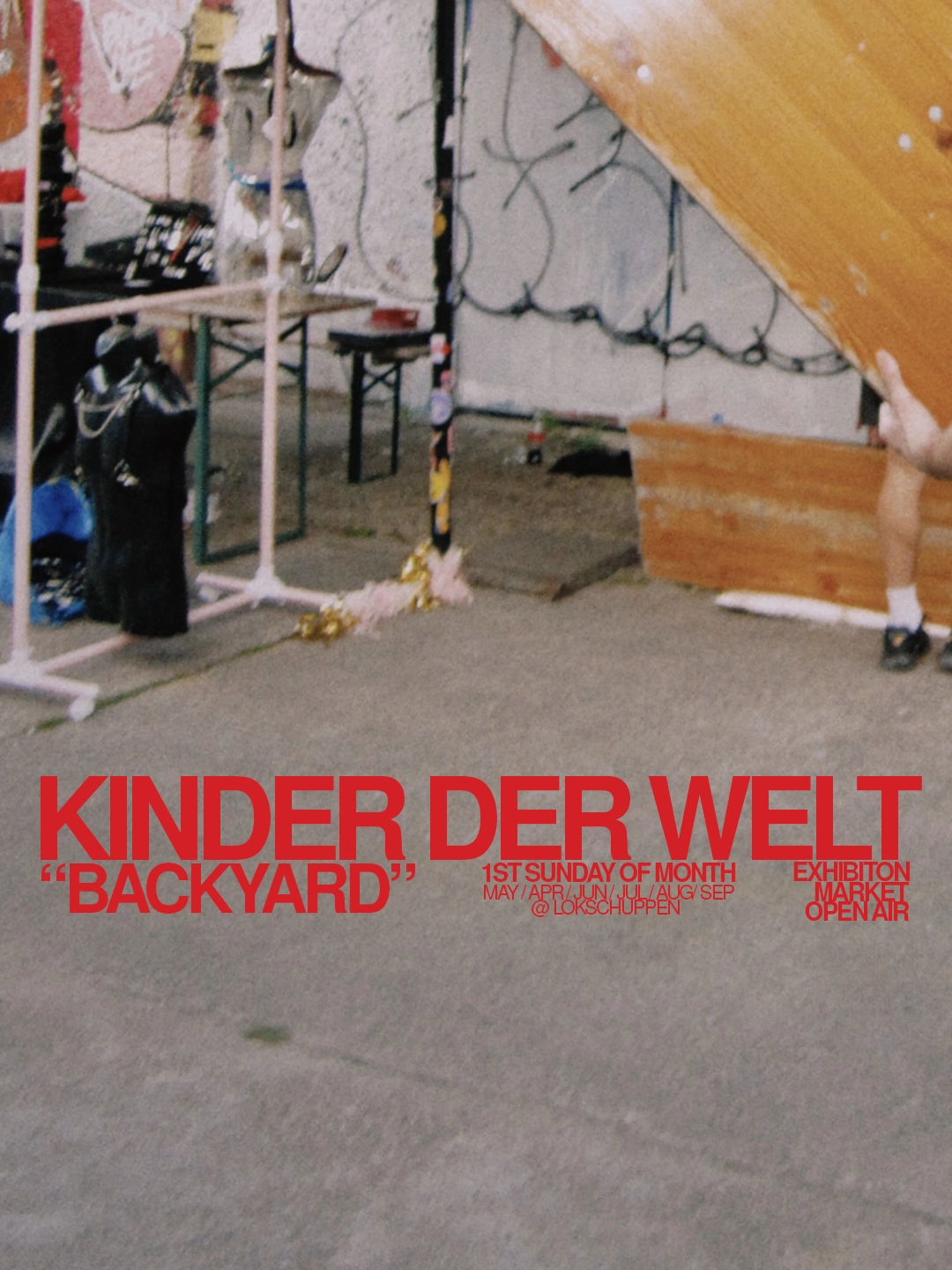 FREE OPEN AIR: KINDER DER WELT 'BACKYARD' with MARKET & EXHIBITION