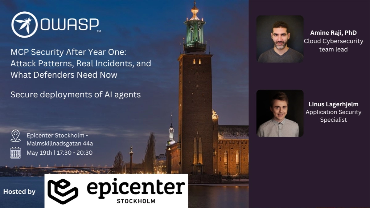 OWASP Stockholm - AI agents and MCP security