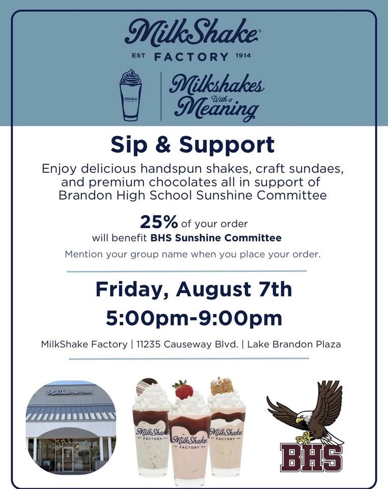 Milkshakes with A Meaning: BHS Sunshine Committee