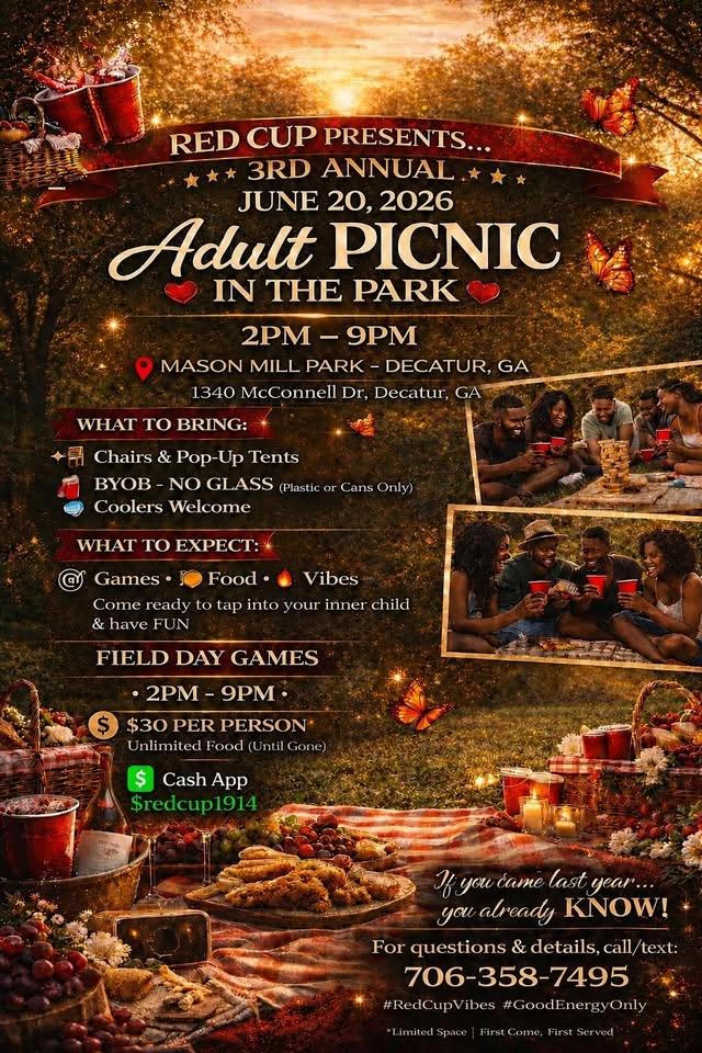 Red Cup 3rd Annual Adult Picnic