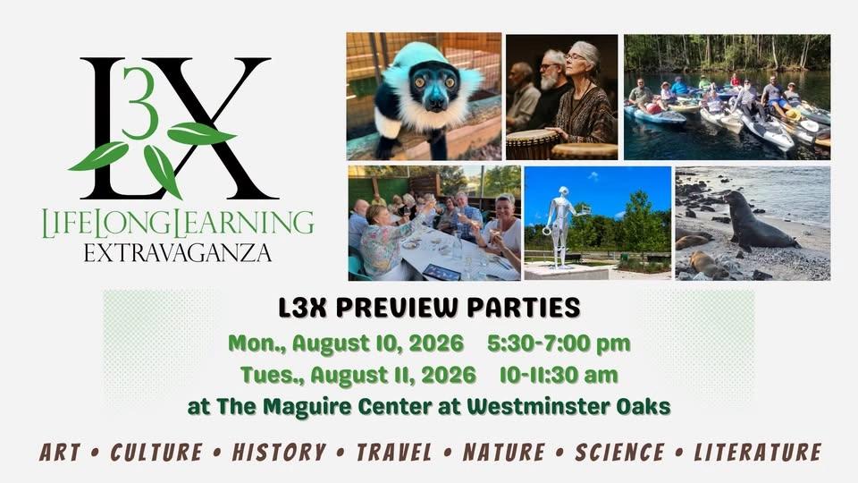 L3X Preview Party 2 (of 2) - 2026 Lifelong Learning Extravaganza!