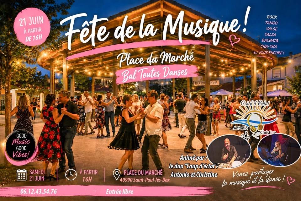 Bal plein air à Saint Paul Les Dax