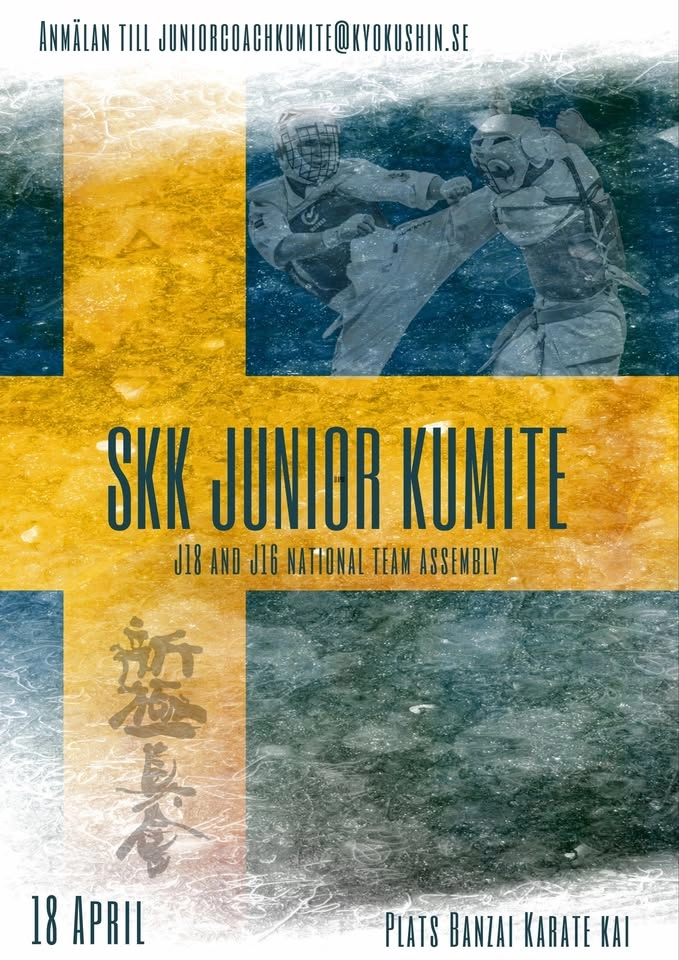 SKKs junior-kumite-samling inför Shinkyokushin EM i Batumi, Georgien