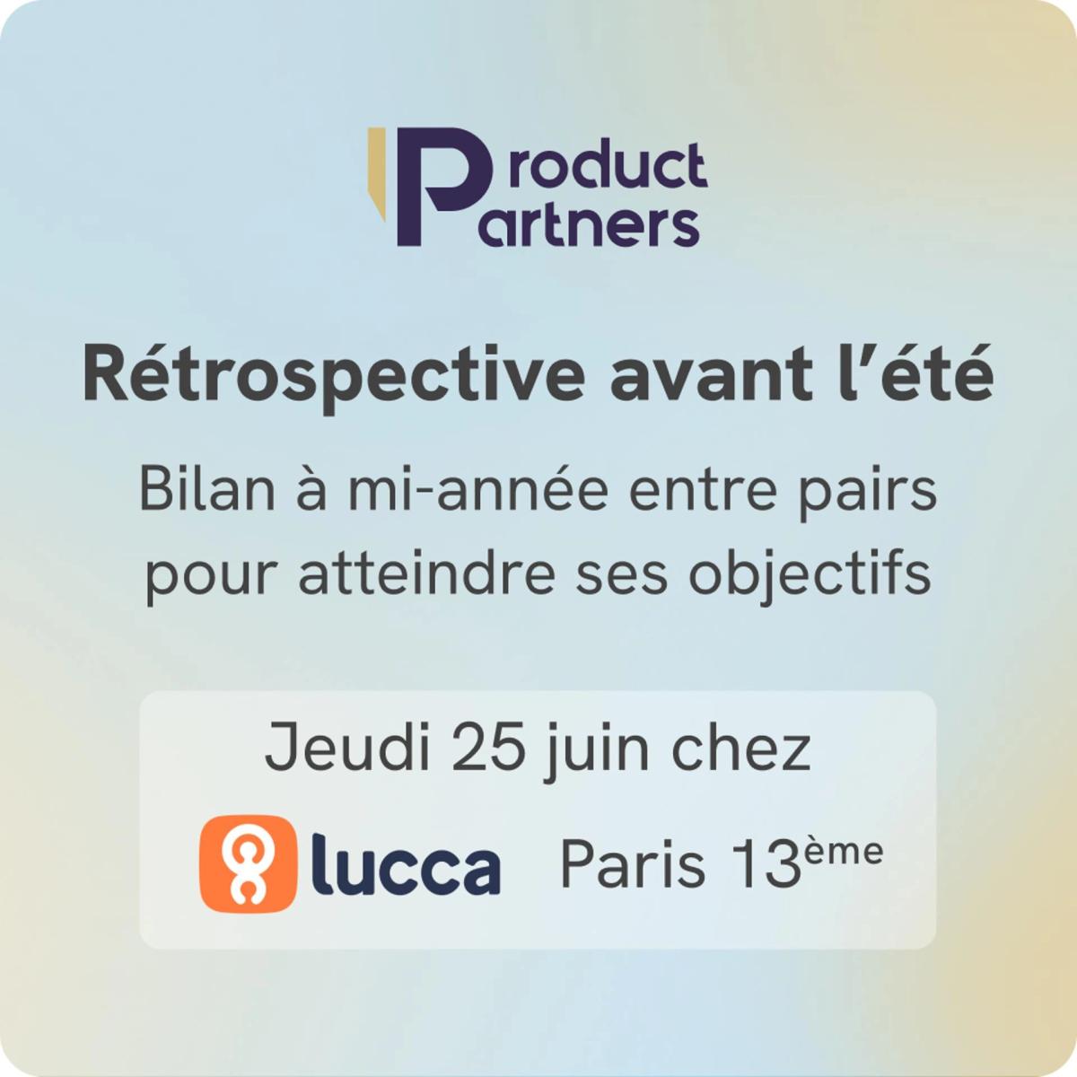 Product Partners #23 @ Lucca