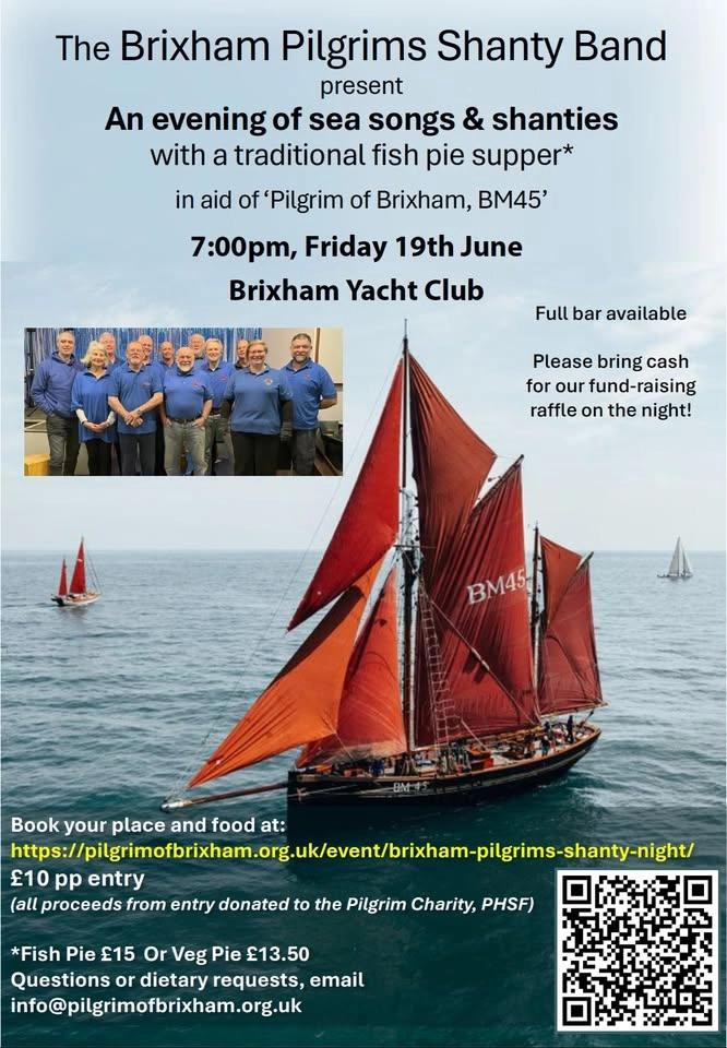 An evening with the Brixham Pilgrims Shanty Band