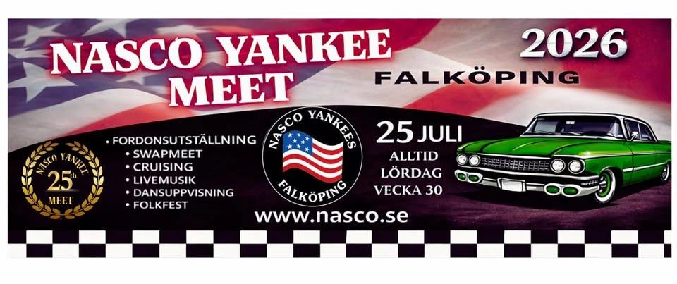Nasco Yankee Meet 2026 - Falköping