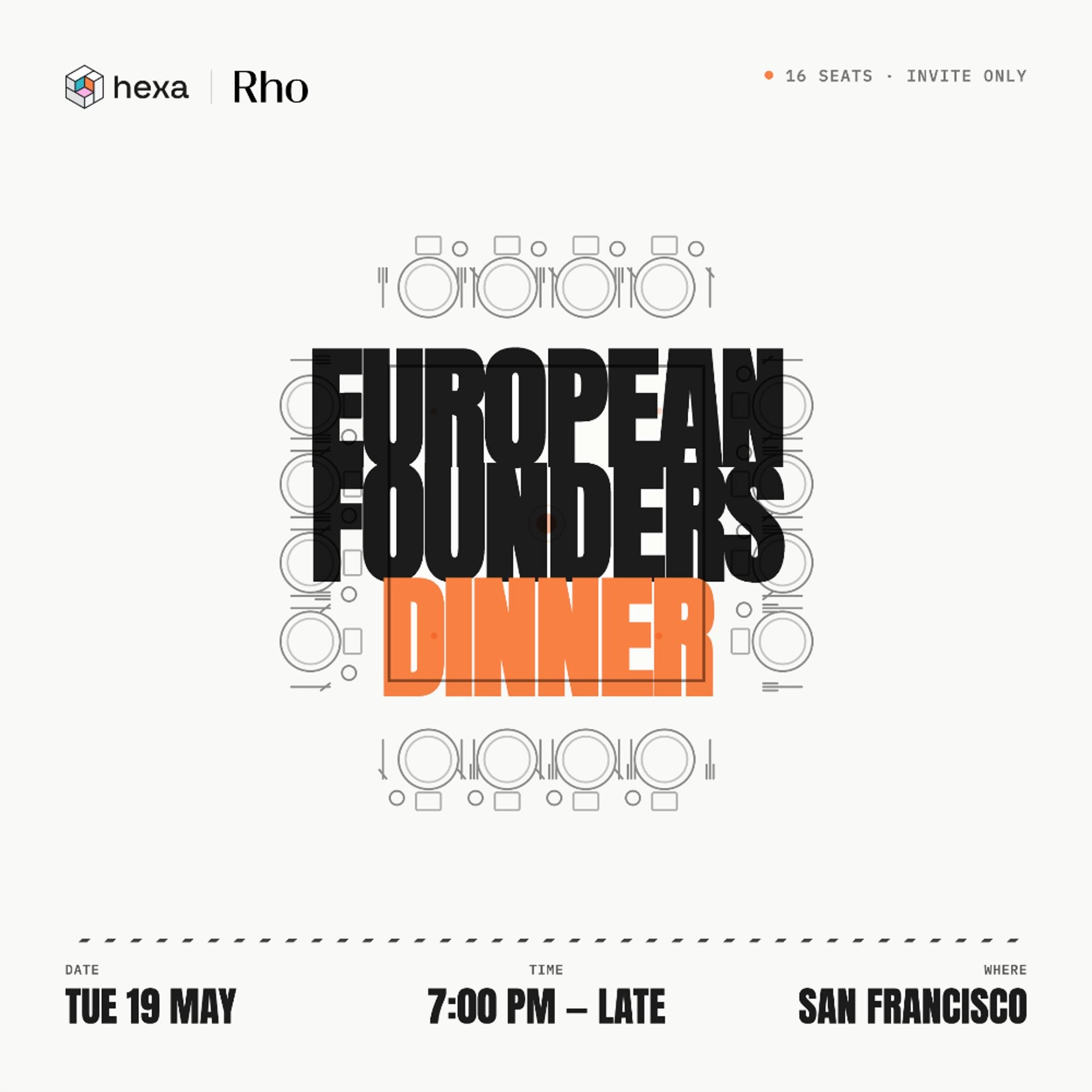 European founders dinner