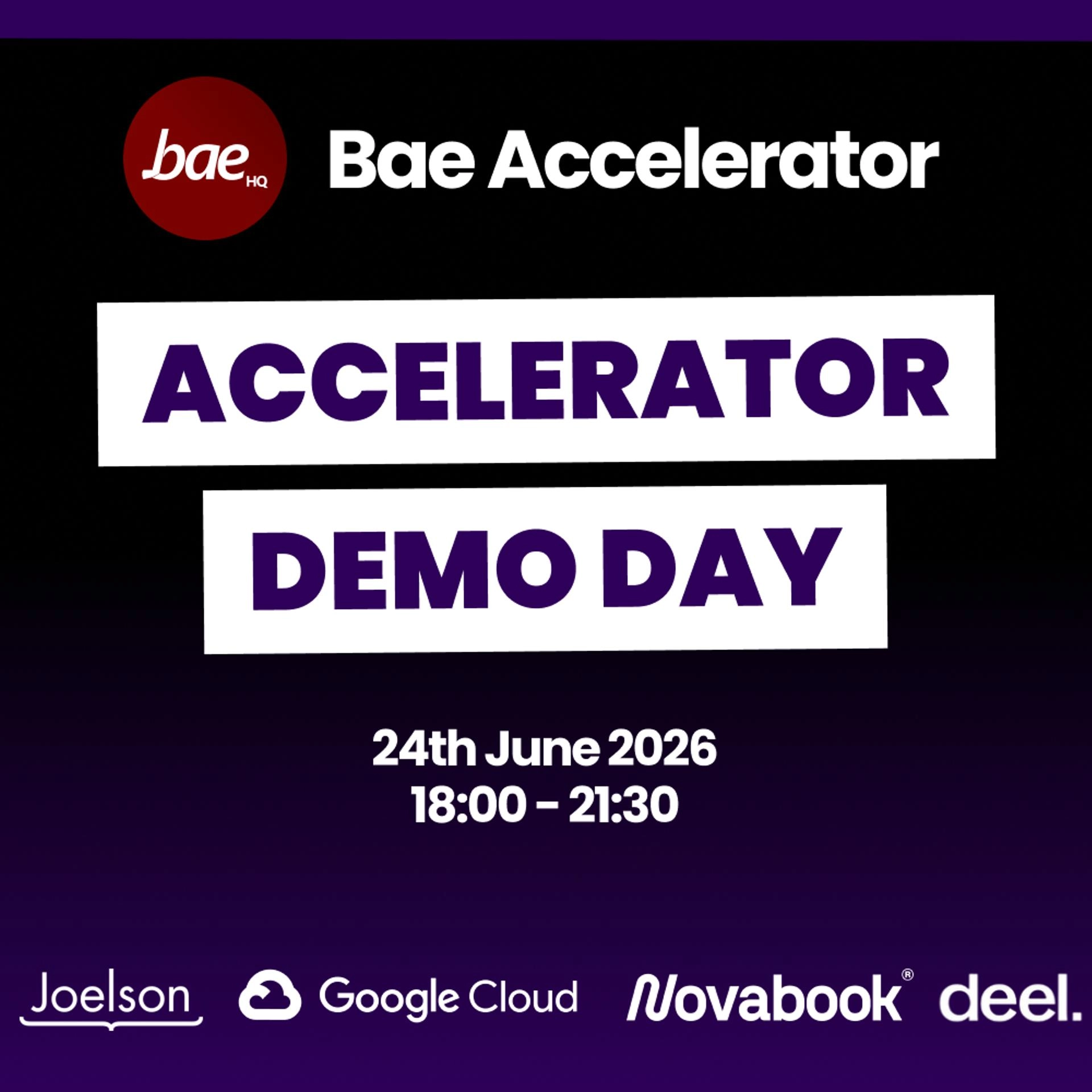 Bae Accelerator Demo Day 2026