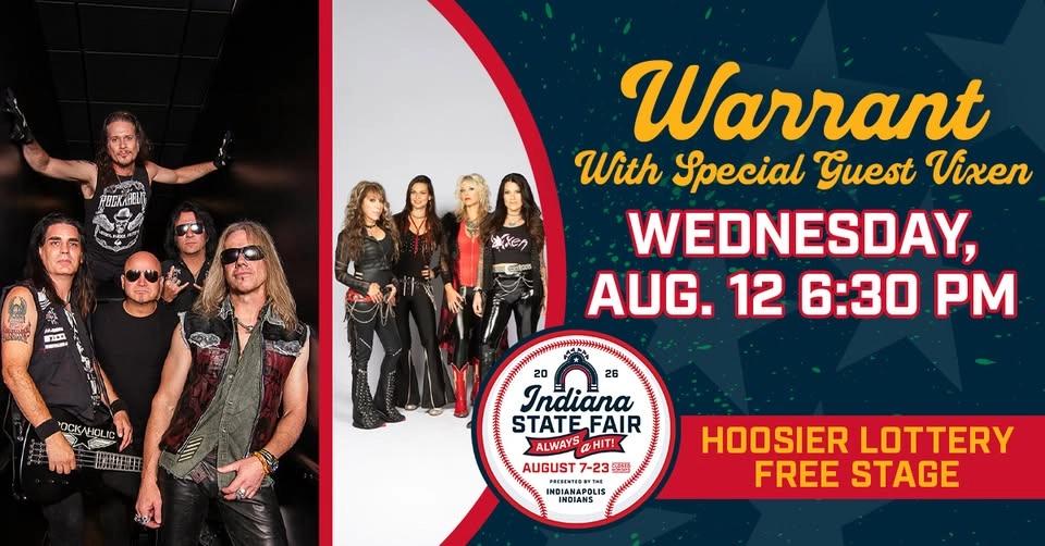 Warrant with Special Guest Vixen