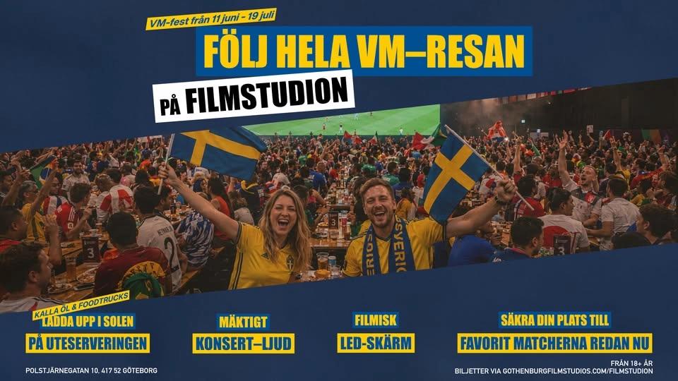 FOTBOLLS-VM PÅ FILMSTUDION