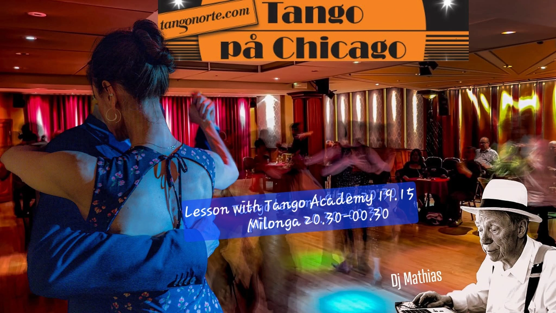 Milonga at Chicago with DJ Mathias Denk/ Drop- in lesson with Tango Academy