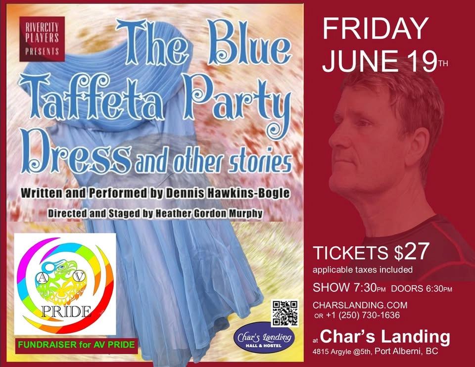 The Blue Taffeta Party Dress & Other Stories @Char's, Port Alberni