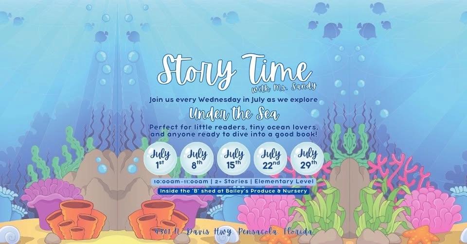 Story Time with Ms. Sandy at Bailey's Produce & Nursery