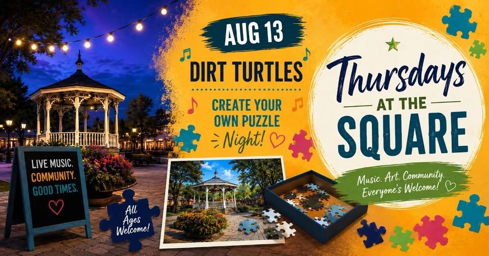 Thursdays at the Square - Dirt Turtles β Create your own puzzle nightt