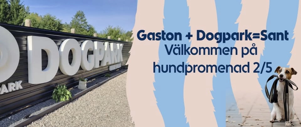 Hundpromenad med Gaston & Dogpark