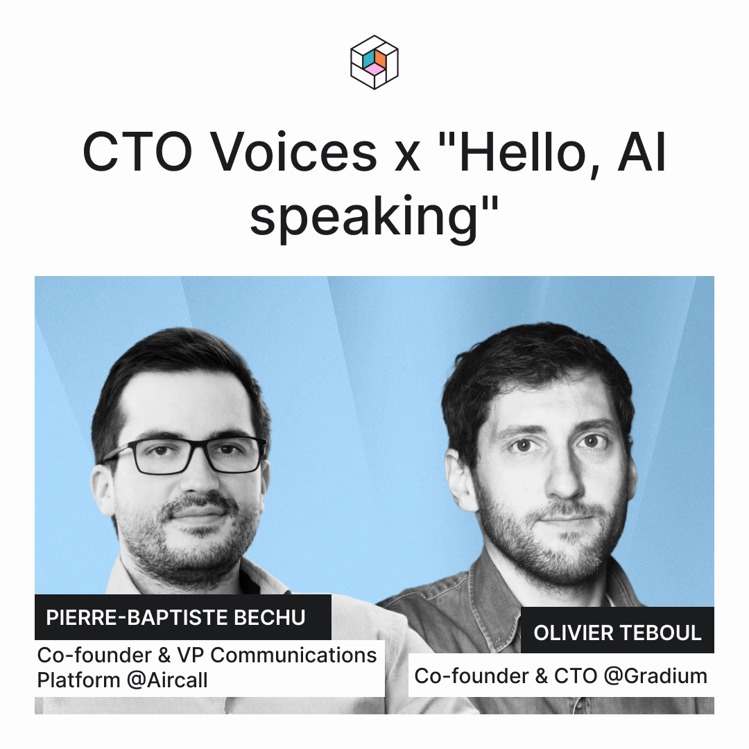 CTO Voices x "Hello, AI speaking"