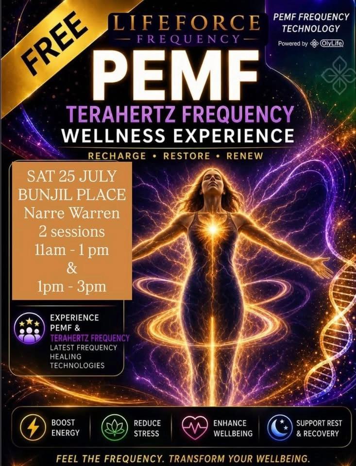 ⭐️FREE⭐️ Frequency, Energy and Wellbeing Experience