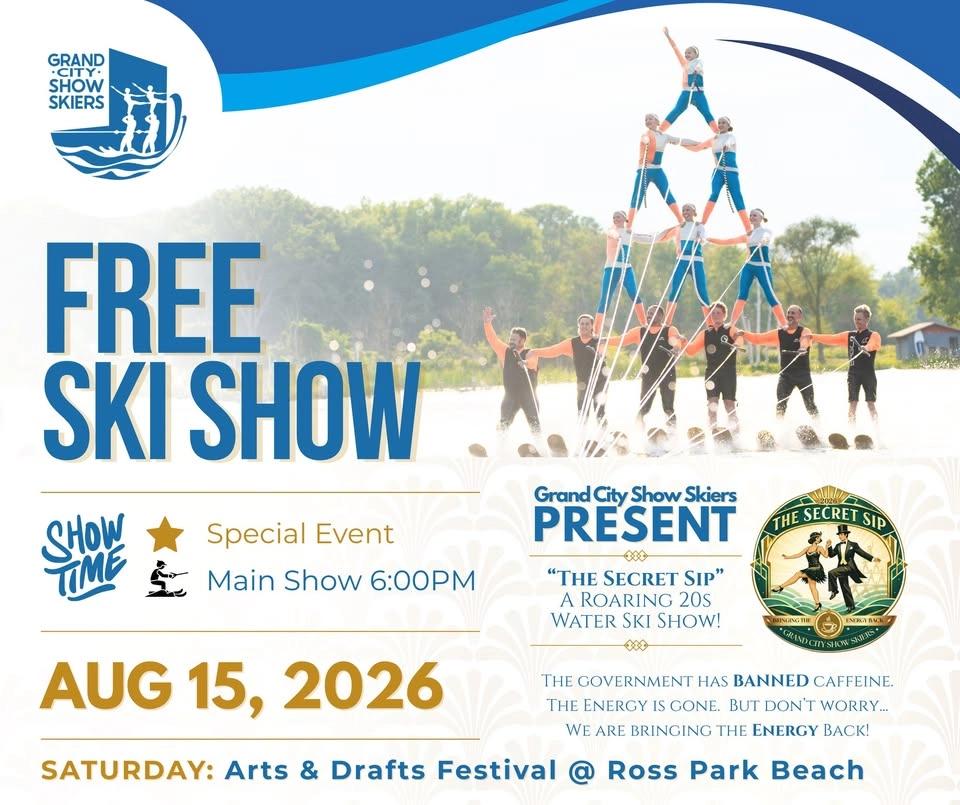 Arts & Drafts Festival Water Ski Show! (Saturday) FREE!