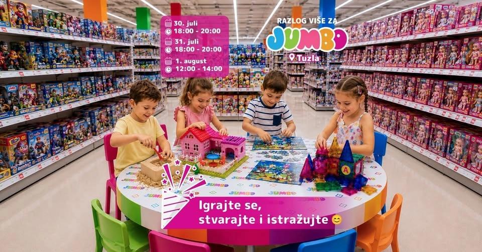 Igrajte se, stvarajte i istražujte 😁 - Jumbo Tuzla