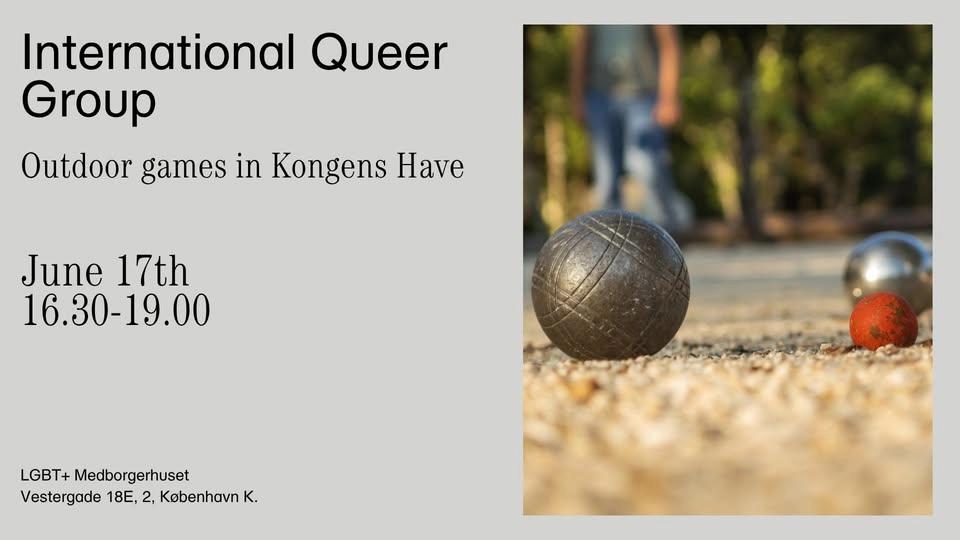 International Queer Group: Outdoor games in Kongens Have