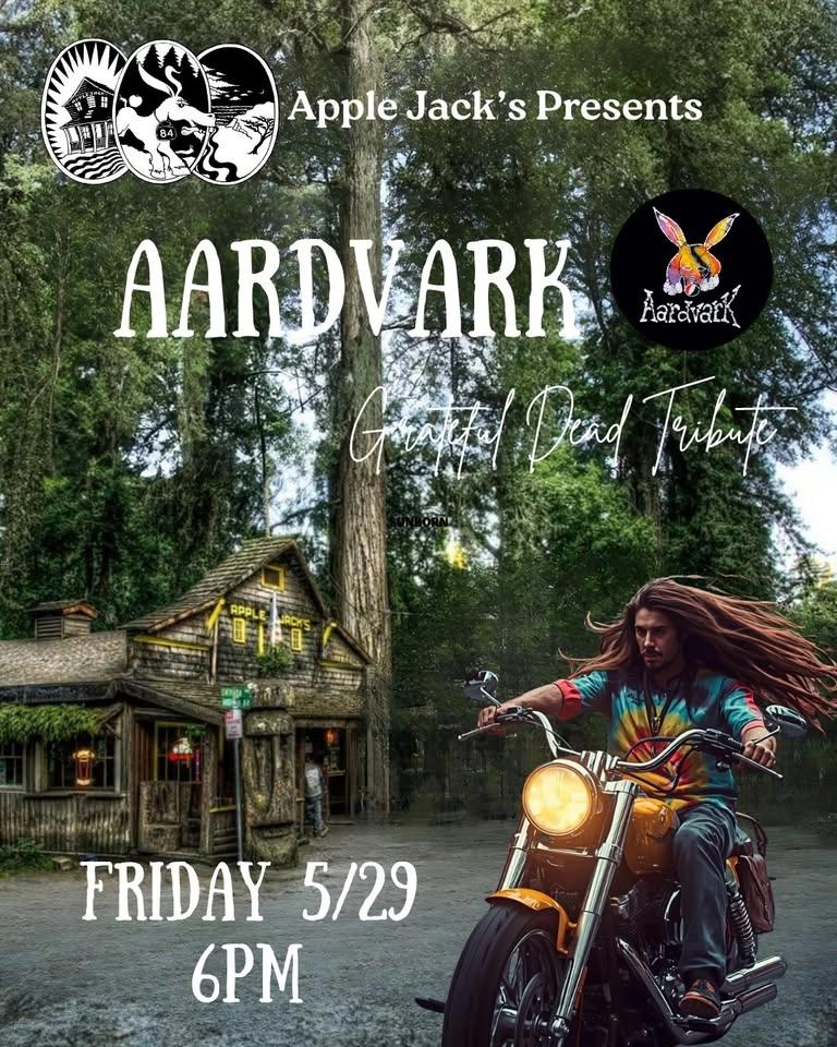 ☮️ Aardvark Grateful Dead Tribute Rocks Apple Jack's