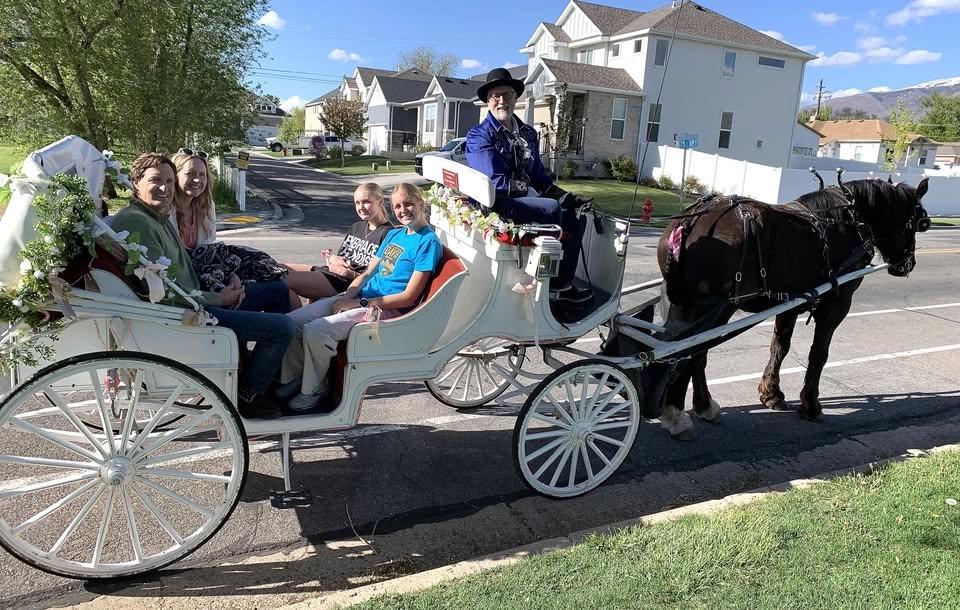 Horse Carriage Rides at Kaysville First Friday Festival