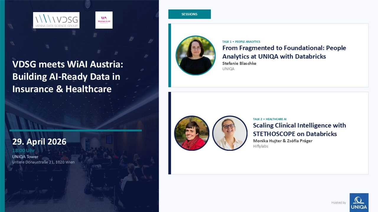 VDSG meets WiAI Austria: Building AI-Ready Data in Insurance & Healthcare