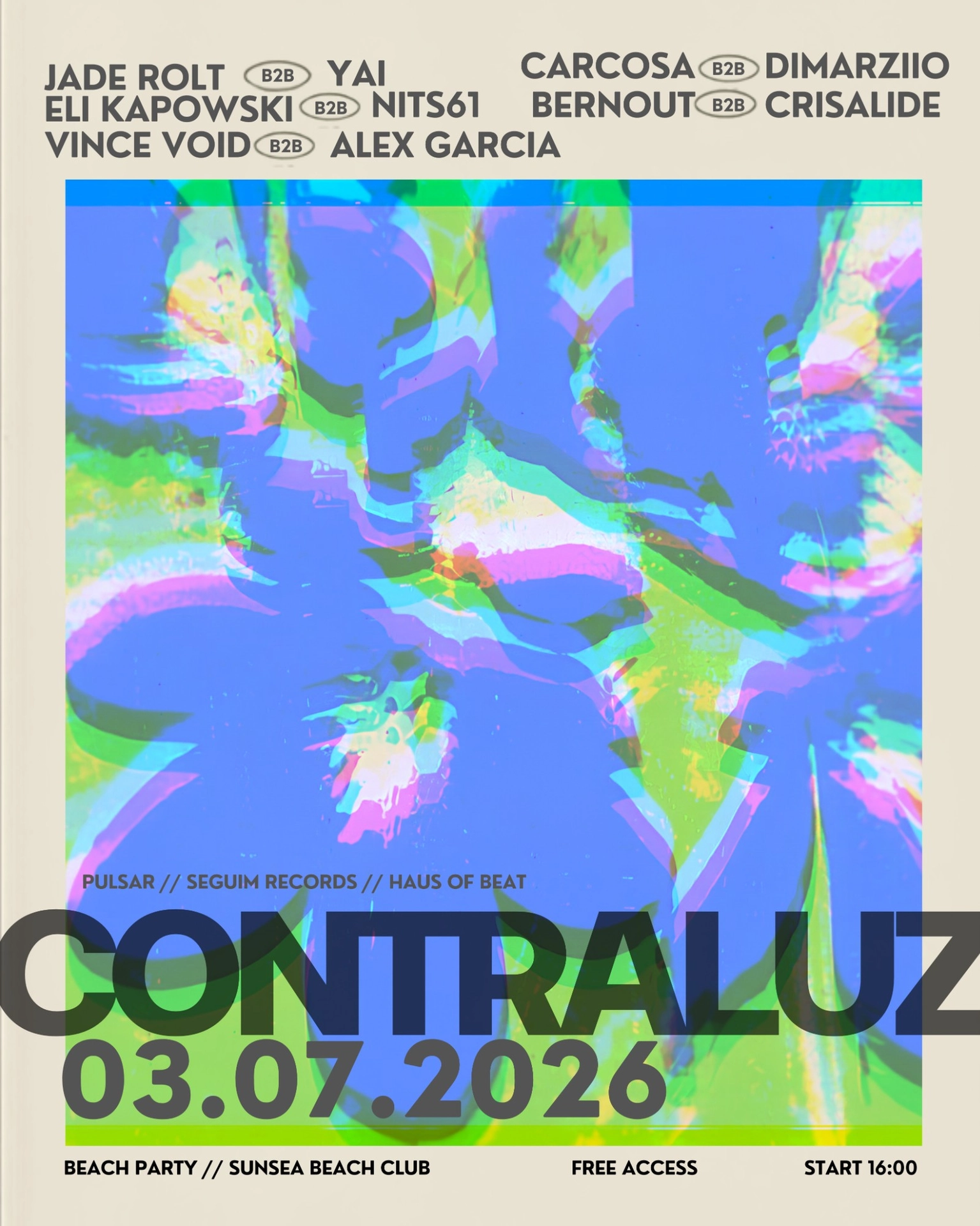 CONTRALUZ (Free Open-Air Beach Party)