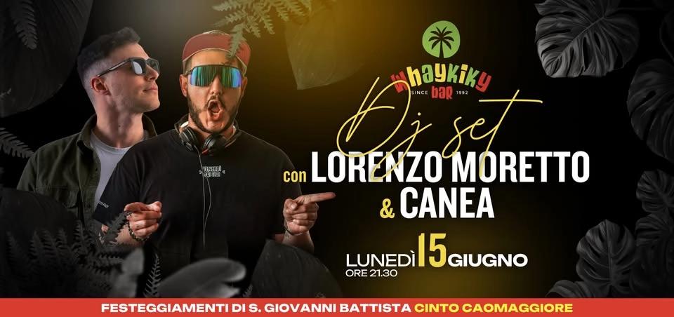 LORENZO MORETTO e CANEA in console – 15 Giugno
