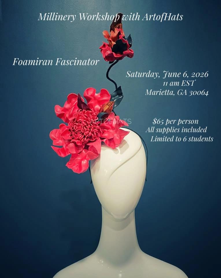 Foamiran Fascinator Workshop