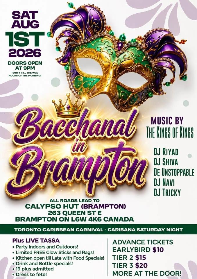 Bacchanal in Brampton - Caribana Saturday Night