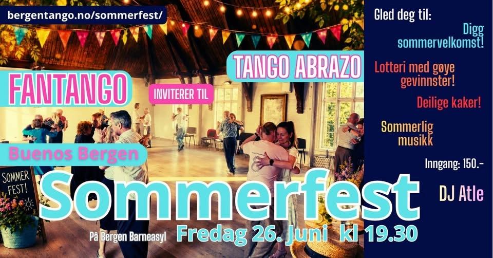 Fantango & Tango Abrazo inviterer til sommerfest!