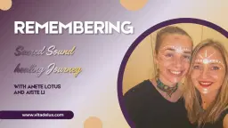 Sacred Sound Healing Session with Aiste Li and Anete Lotus