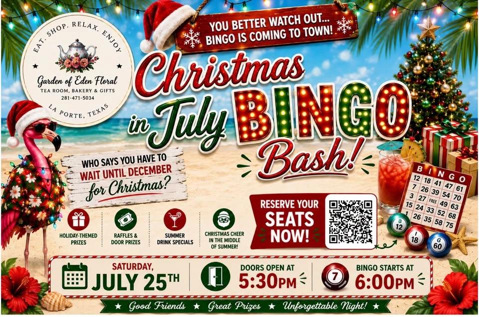 BINGO BASH! Christmas In July🎅🏻
