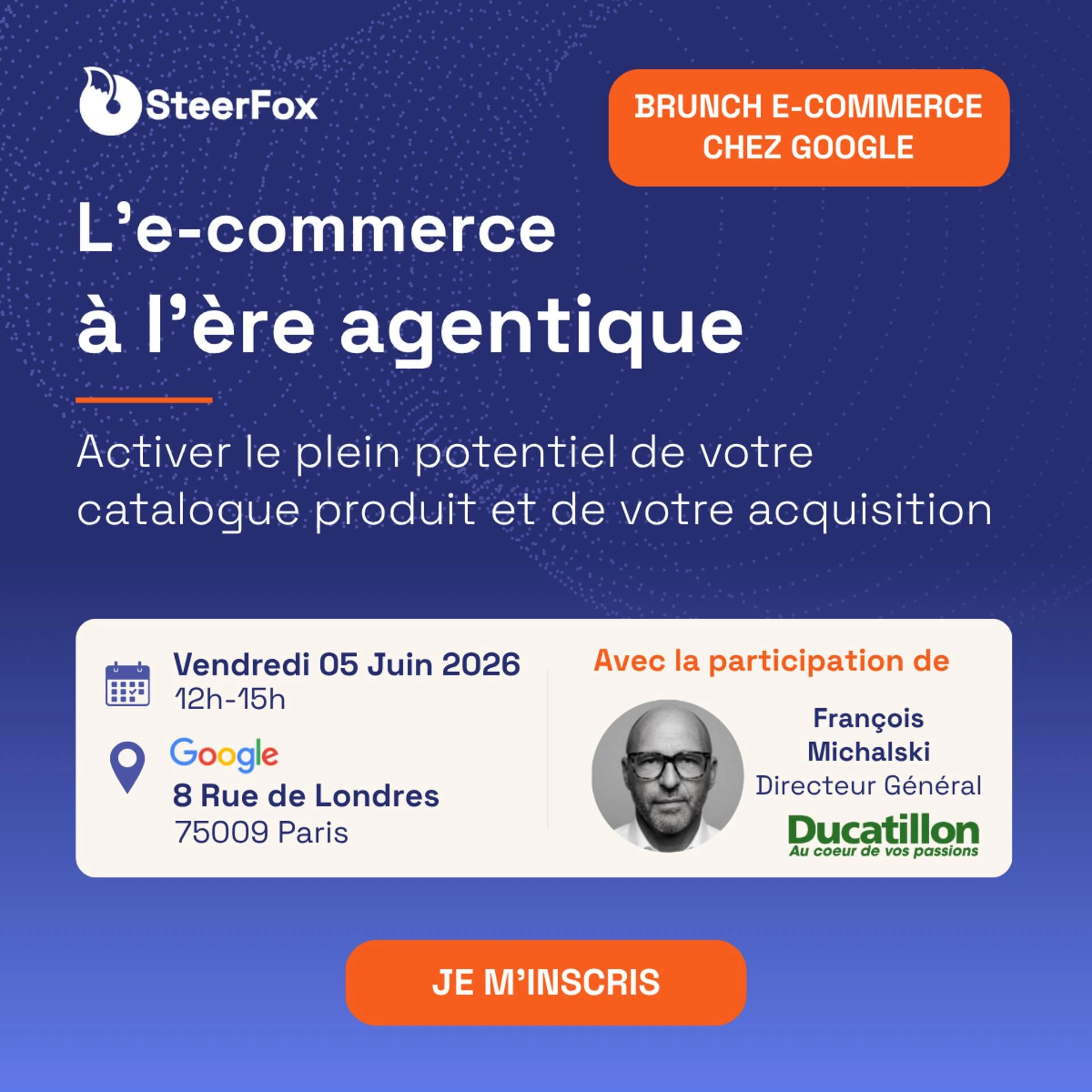 L'e-commerce à l'ère agentique : activer le plein potentiel de votre catalogue produit et de votre acquisition (chez Google) ✨