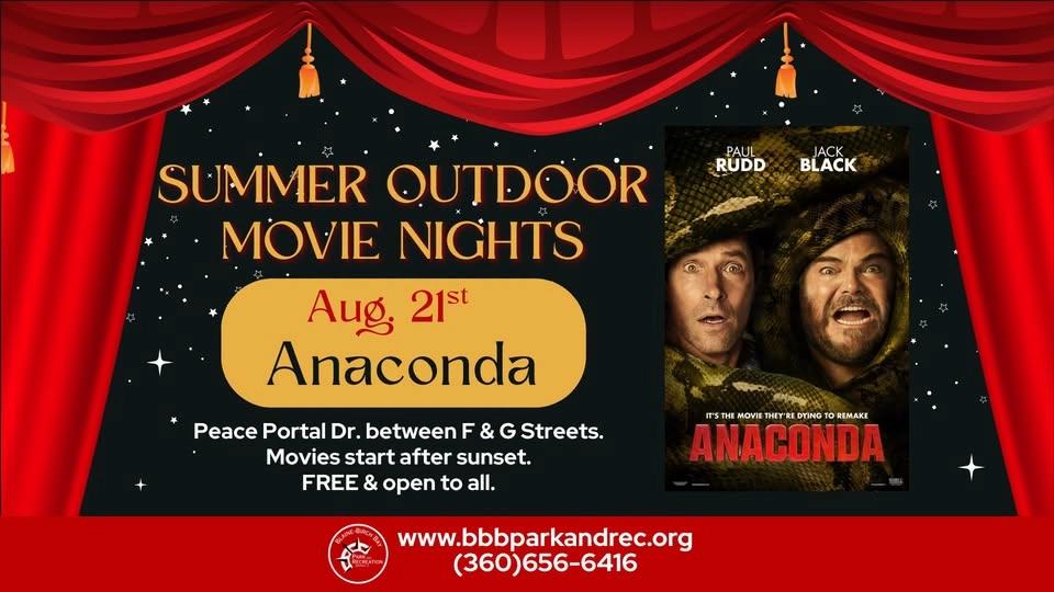 Summer Outdoor Movie Night - Anaconda
