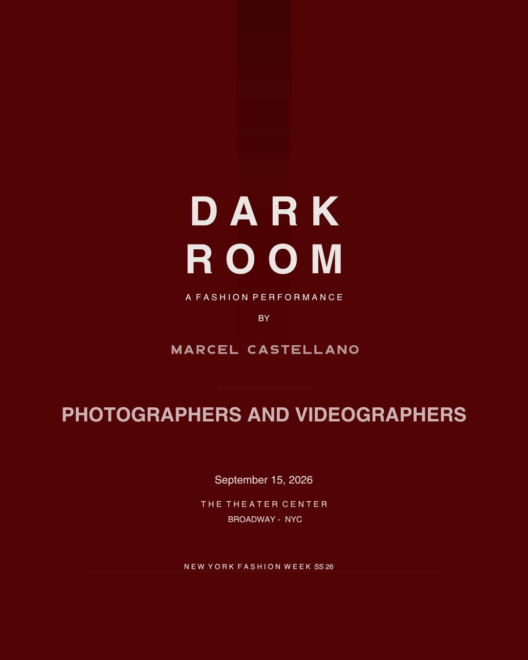 Dark Room — Backstage Access for Photographers & Videographers