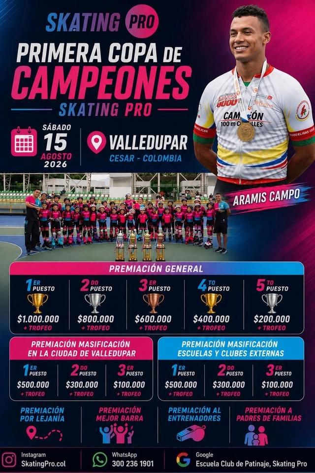 PRIMERA COPA DE CAMPEONES SKATING PRO