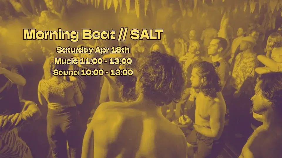 Morning Beat // SALT - Move&Sweat NB! Sauna 10-13!